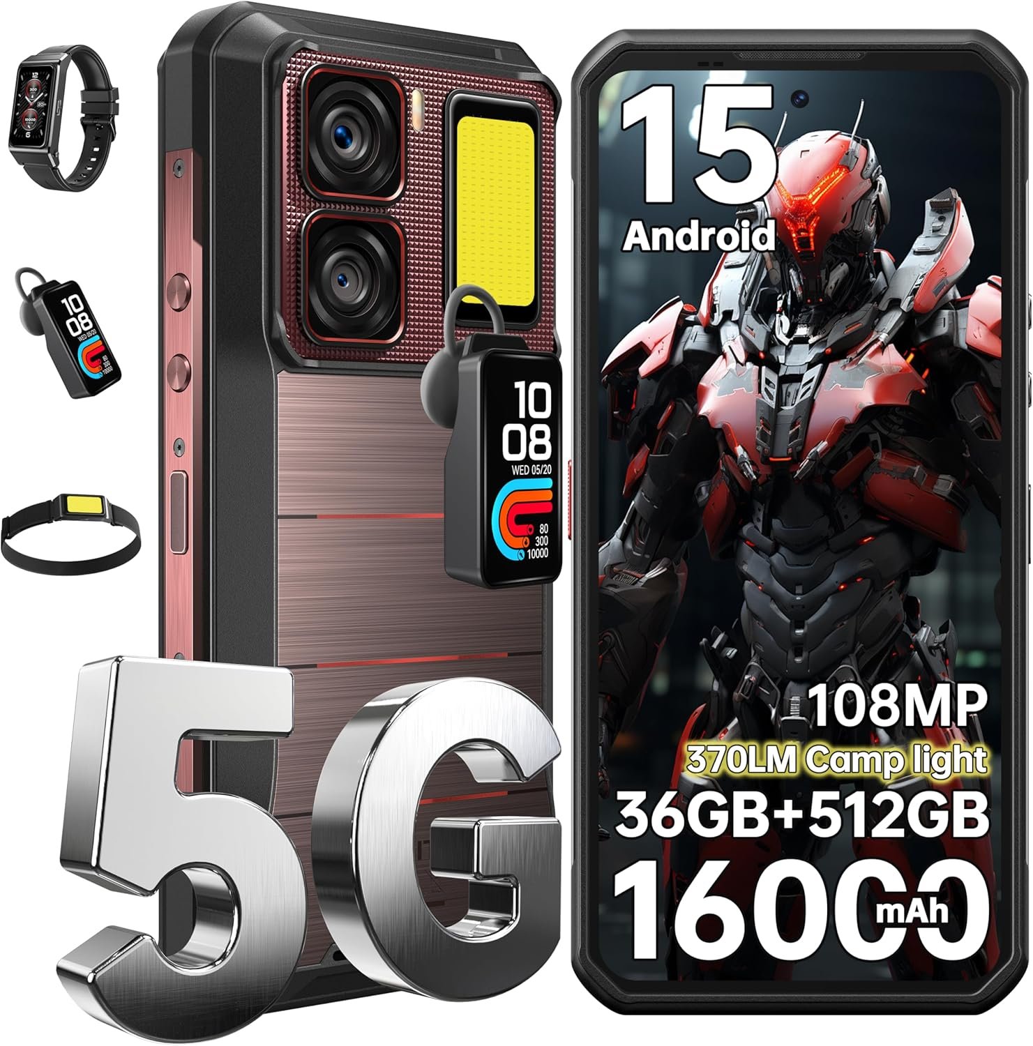 OUKITEL WP300: Ultimate 5G Rugged Phone with Massive Battery! - Image 2