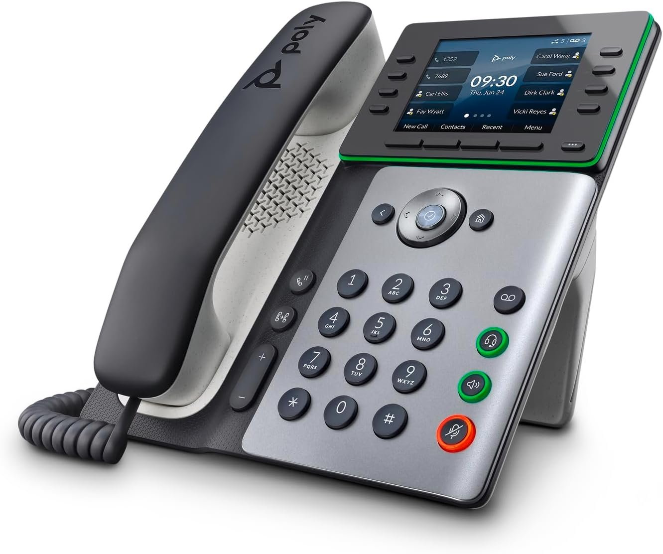Poly Edge E350 IP Desk Phones: Easy Wi-Fi & 32 Lines! - Image 2