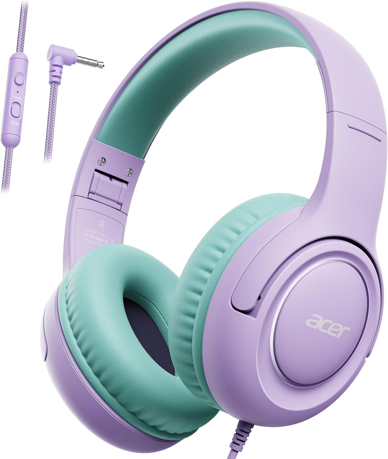 Safe & Fun Kids Headphones: Volume-Limited, Foldable & Stylish! - Image 2