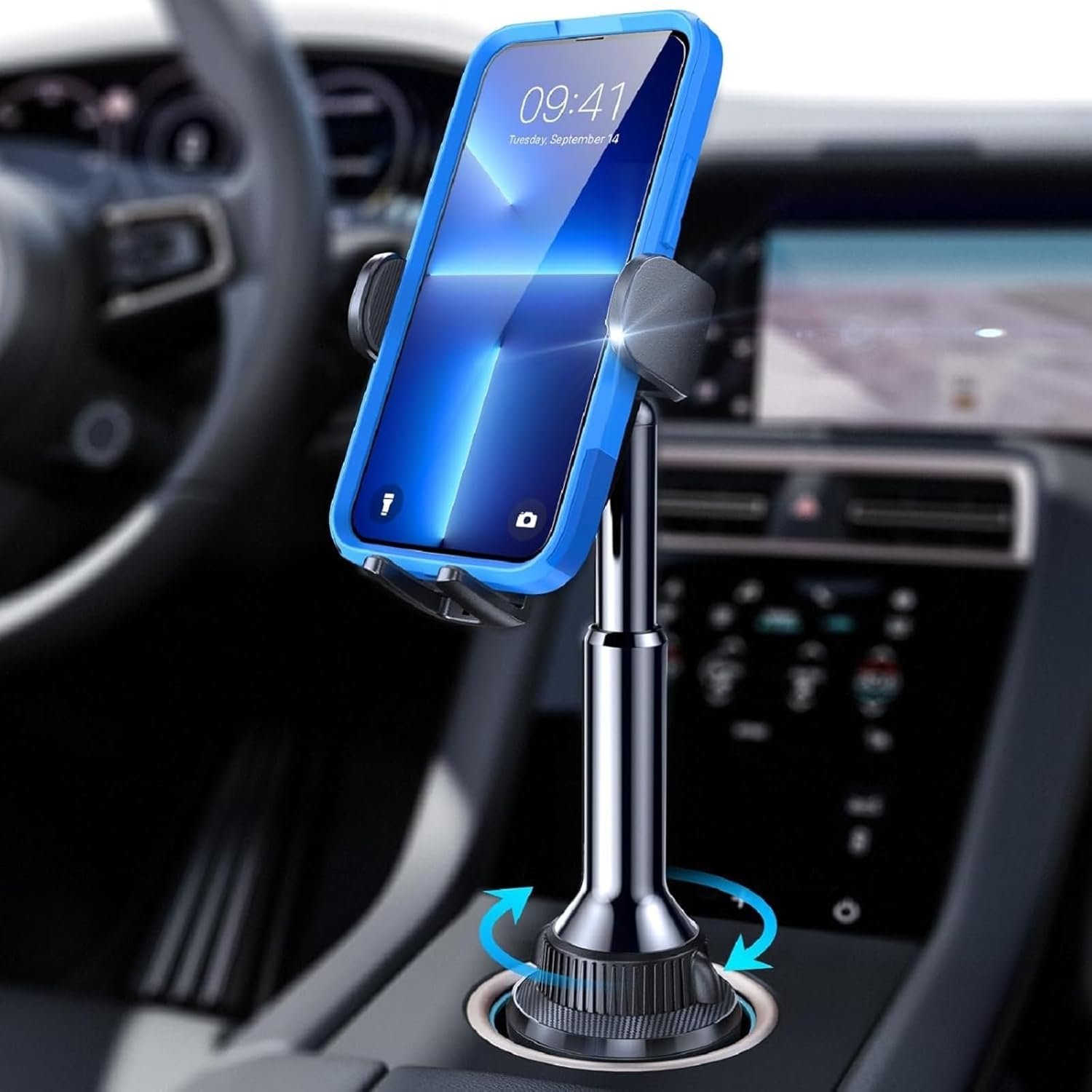 Secure Your Drive: LISEN No-Shake 360° Phone Holder! - Image 2