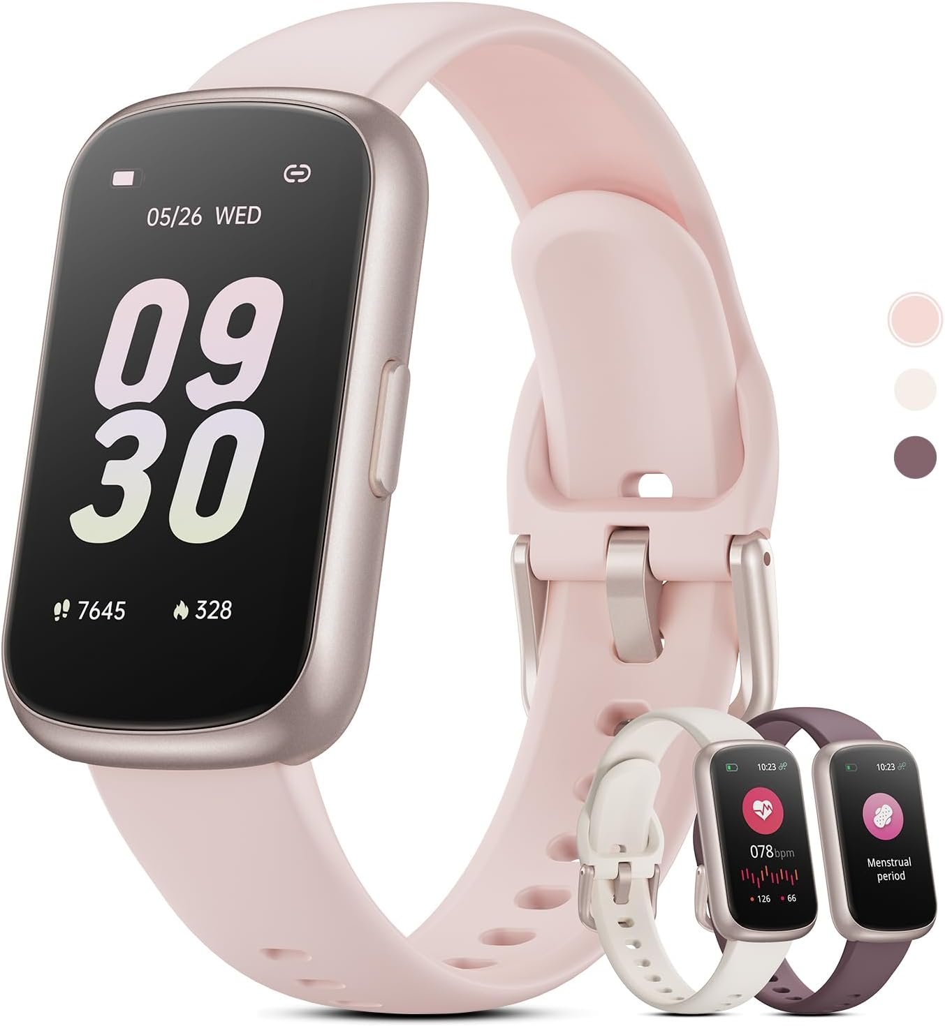 Smart Watch: 24/7 Heart Rate, Sleep Tracker & 3 Color Bands! - Image 2