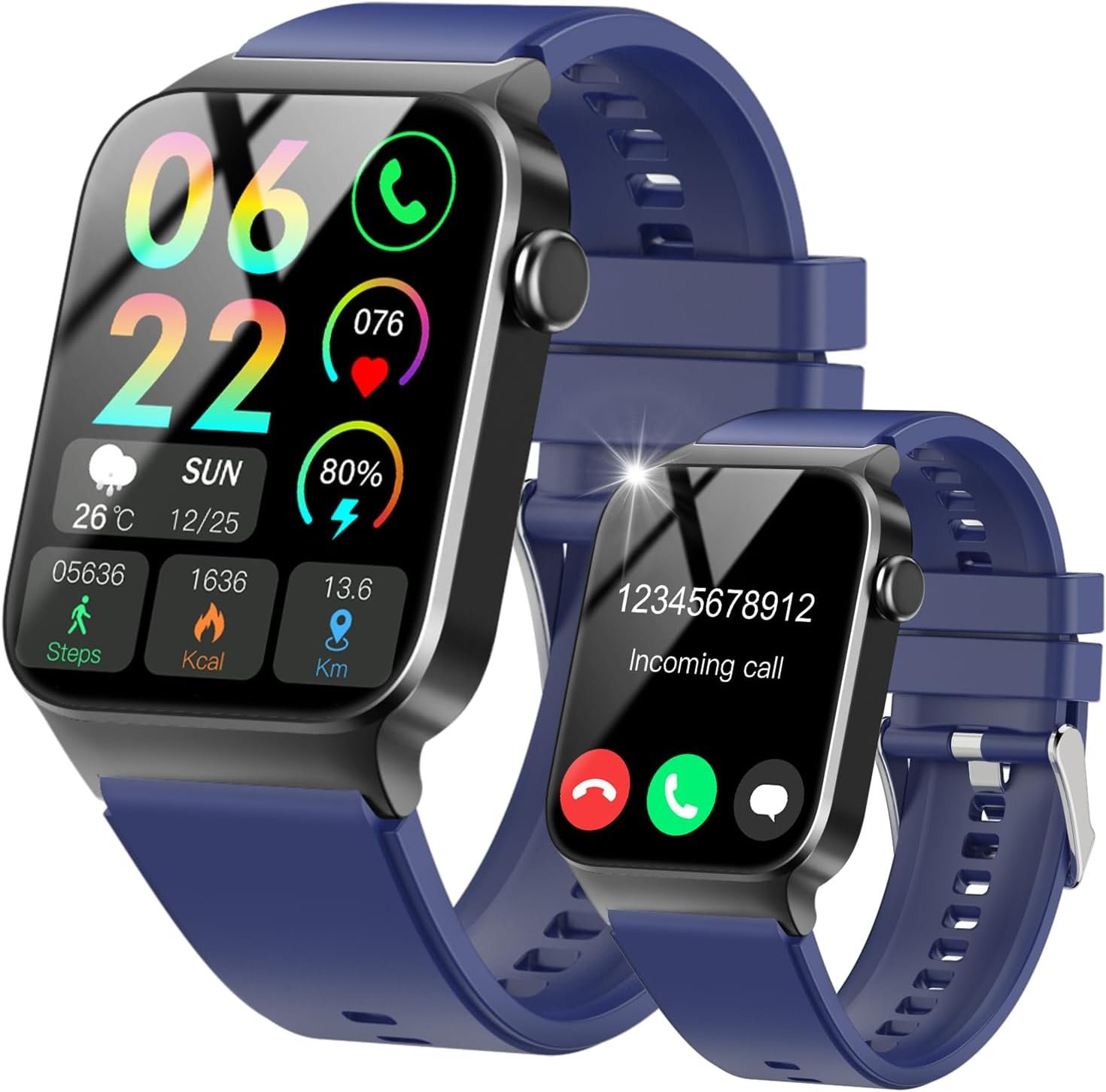 Top Smartwatch: Bluetooth Call, HD Screen & 110+ Sports Modes! - Image 2