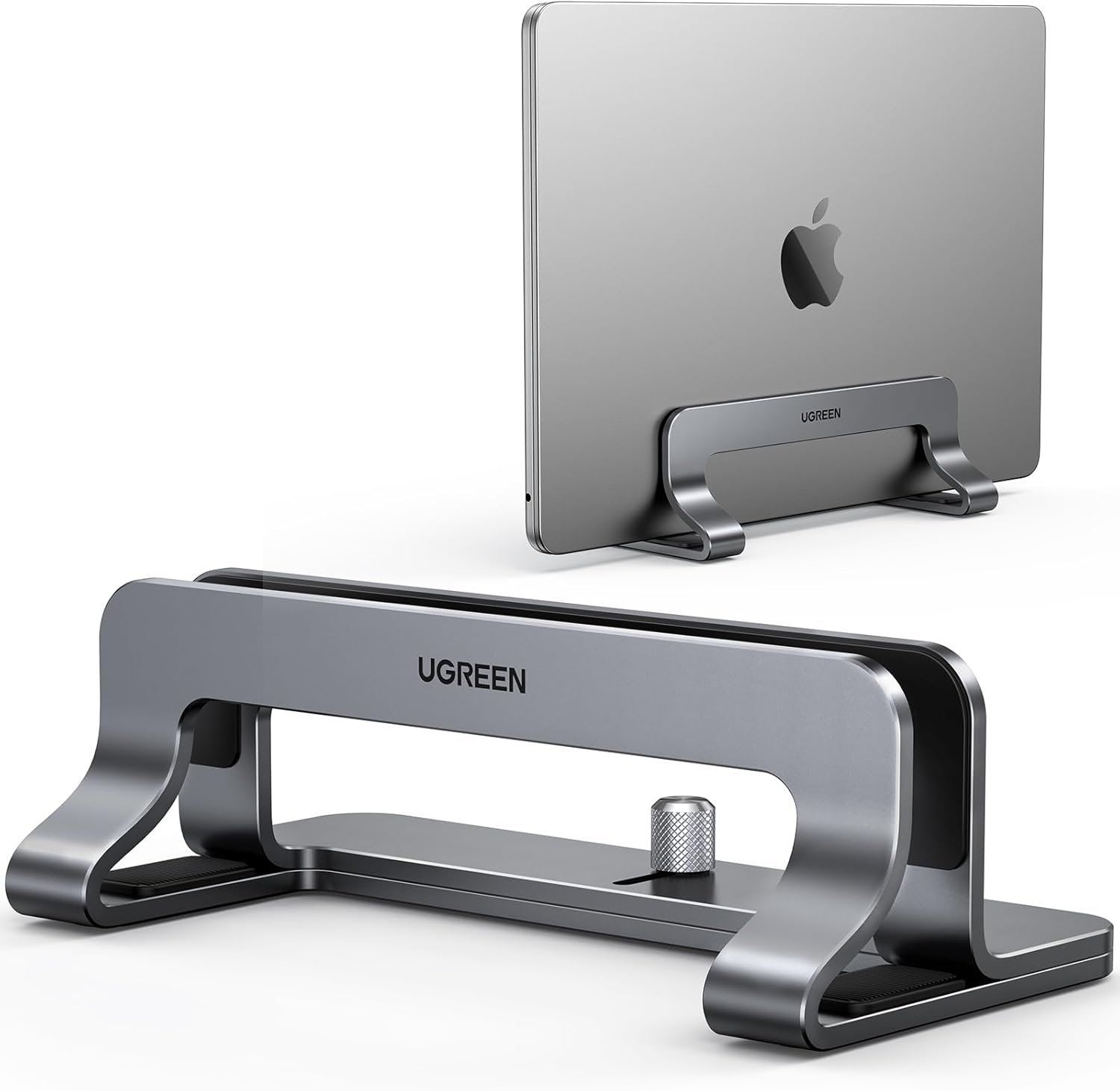 UGREEN Vertical Laptop Stand: Sleek & Adjustable for All Sizes - Image 2