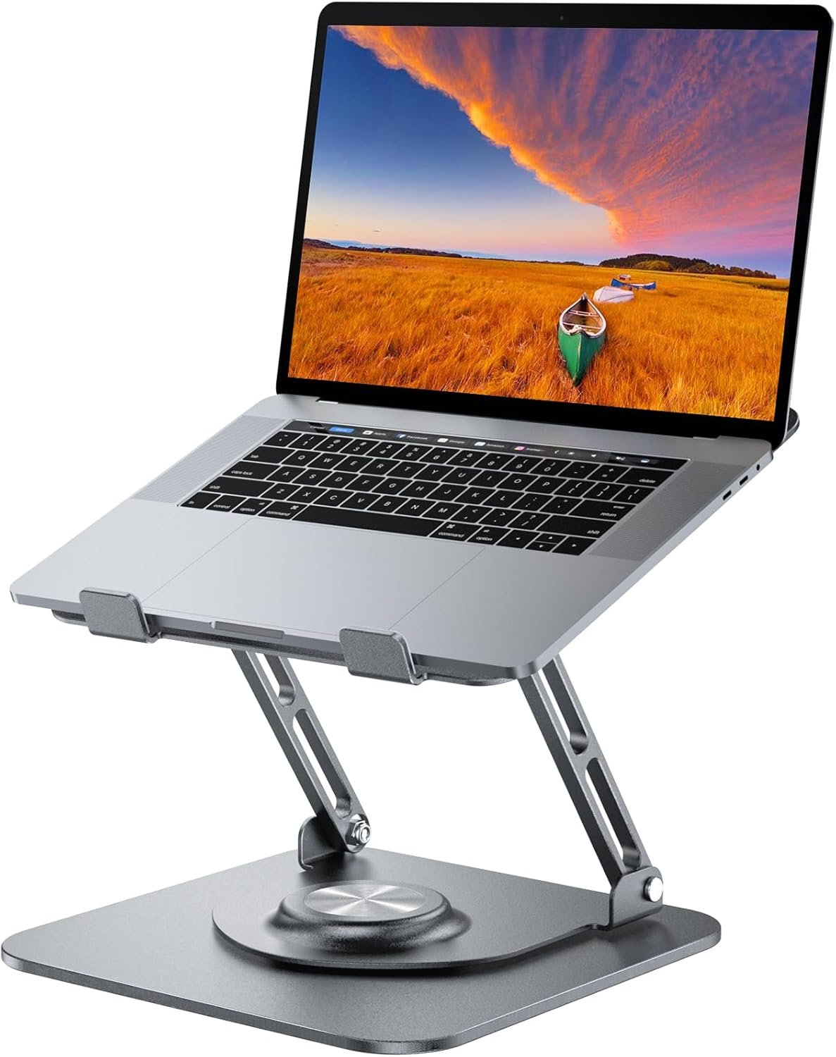 Ultimate Laptop Stand: Ergonomic, Portable & 360° Rotatable! - Image 2