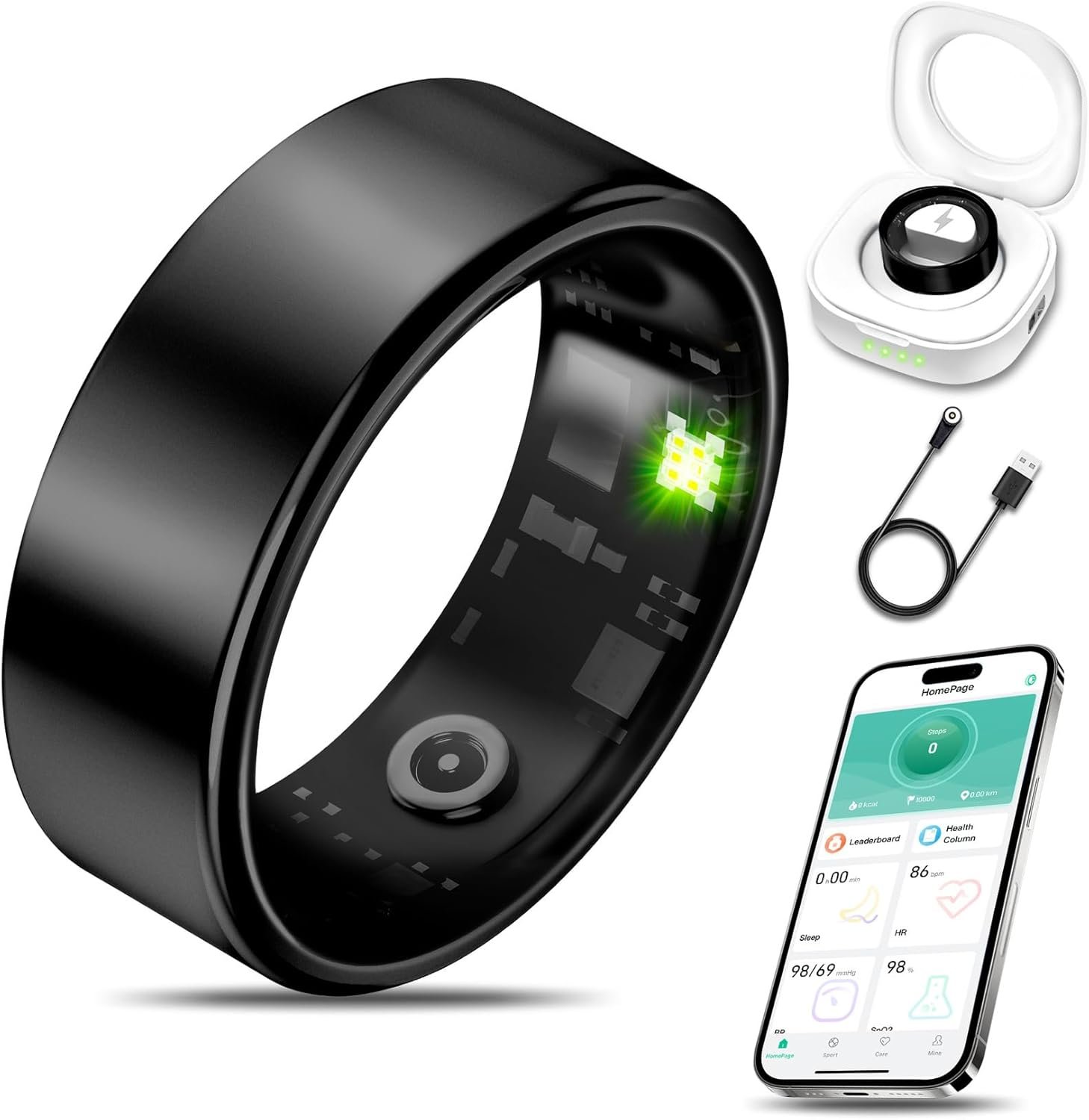 Ultimate Smart Health Ring: Track Fitness, Sleep & More! - Image 2