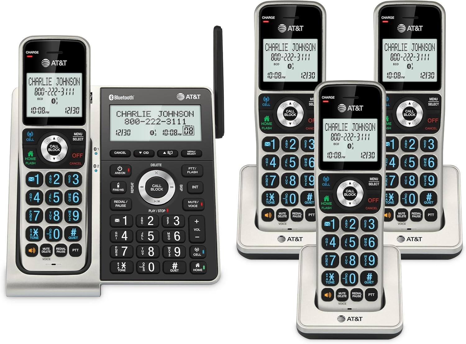 Upgrade Your Home: AT&T BL3107-4 Cordless Phone with Bluetooth! - Image 2