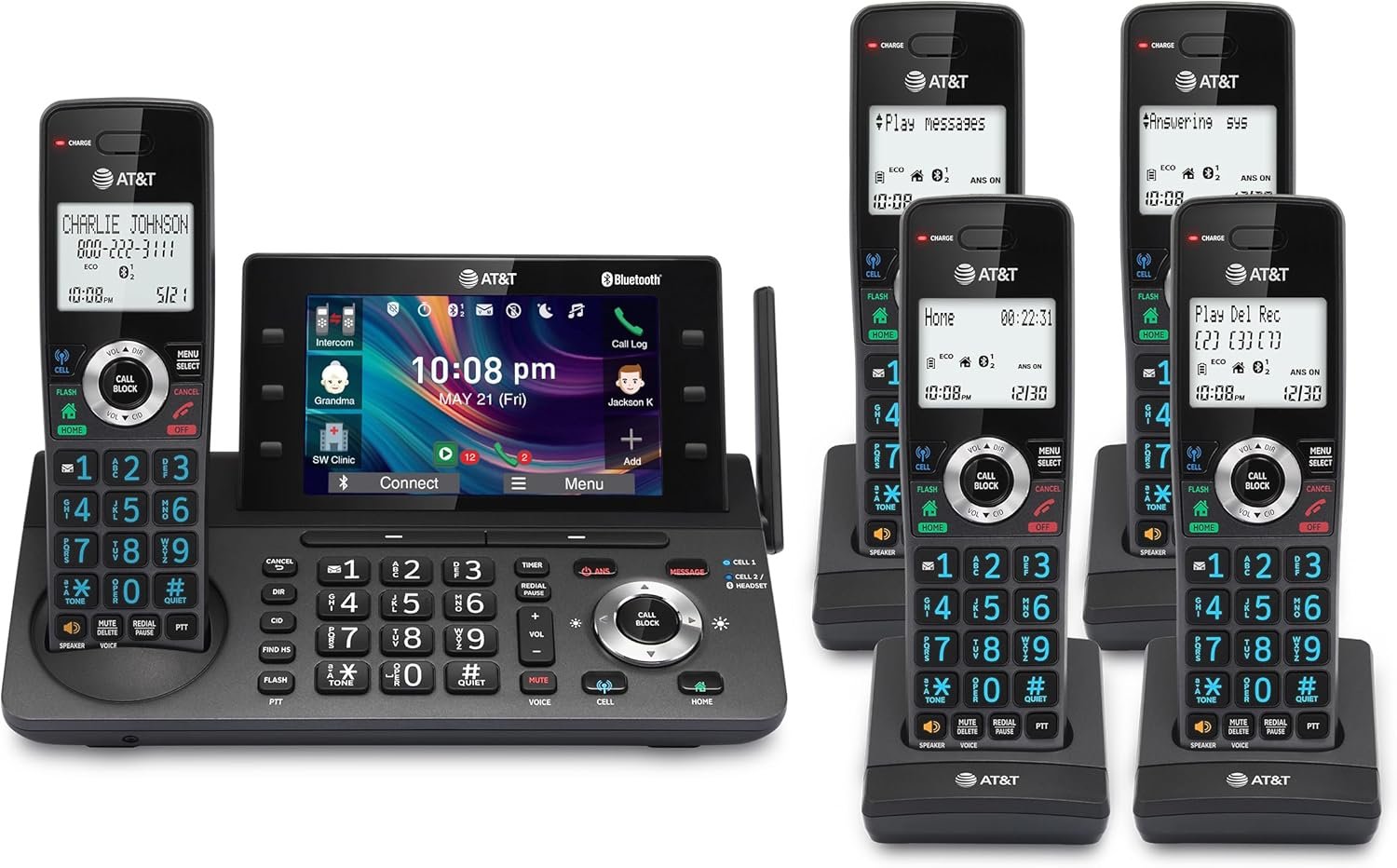 Upgrade Your Home with AT&T 5-Handset Cordless Phone! - Image 2