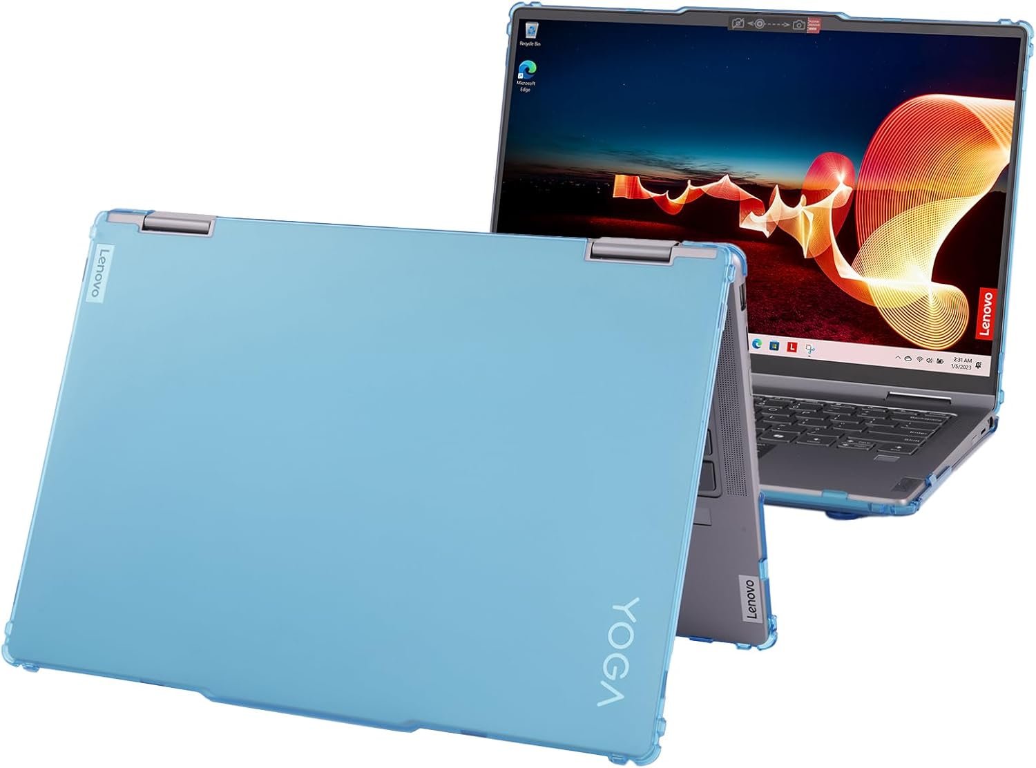 mCover Aqua Case for 2023-2025 Lenovo Yoga 7 - Perfect Fit! - Image 2