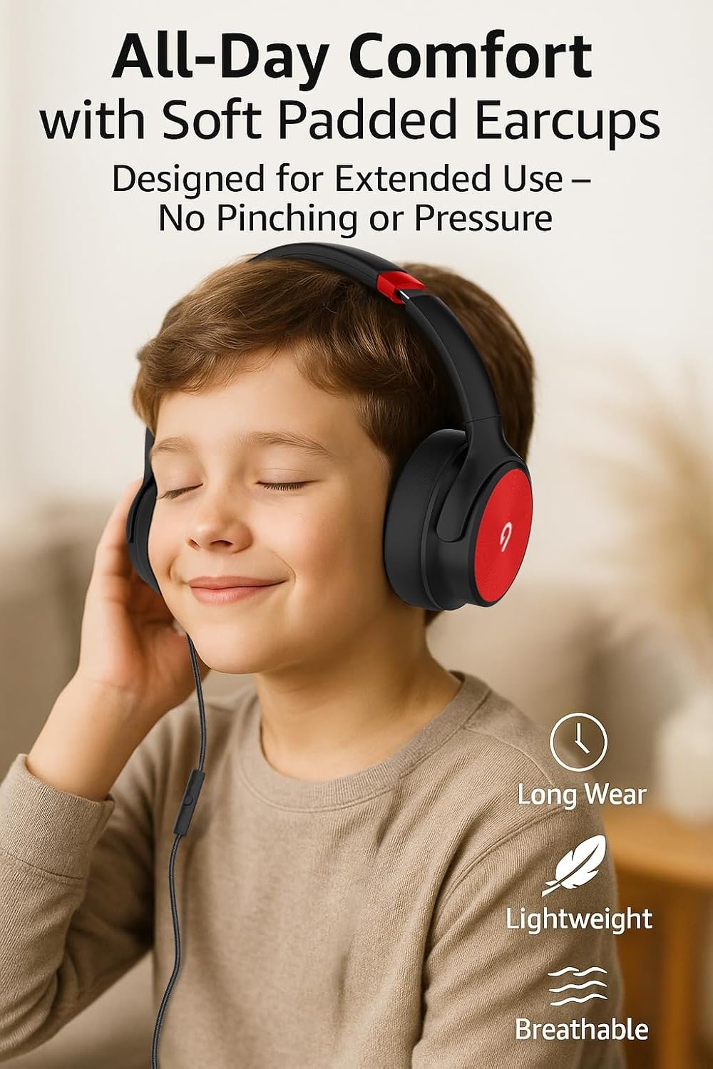 Hi-Fi USB C Wired Over-Ear Headphones: Comfort & Sound! - Image 6