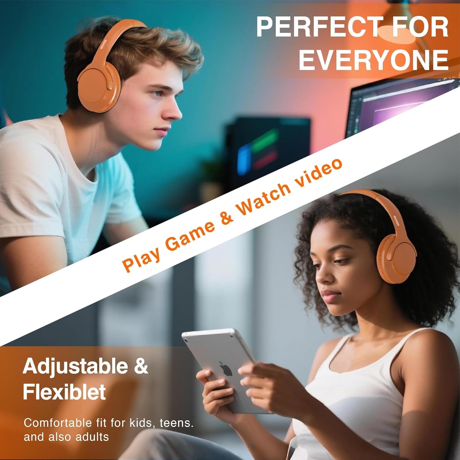 Ultimate MIDOLA Bluetooth Headphones: 68H Playtime & Deep Bass! - Image 8