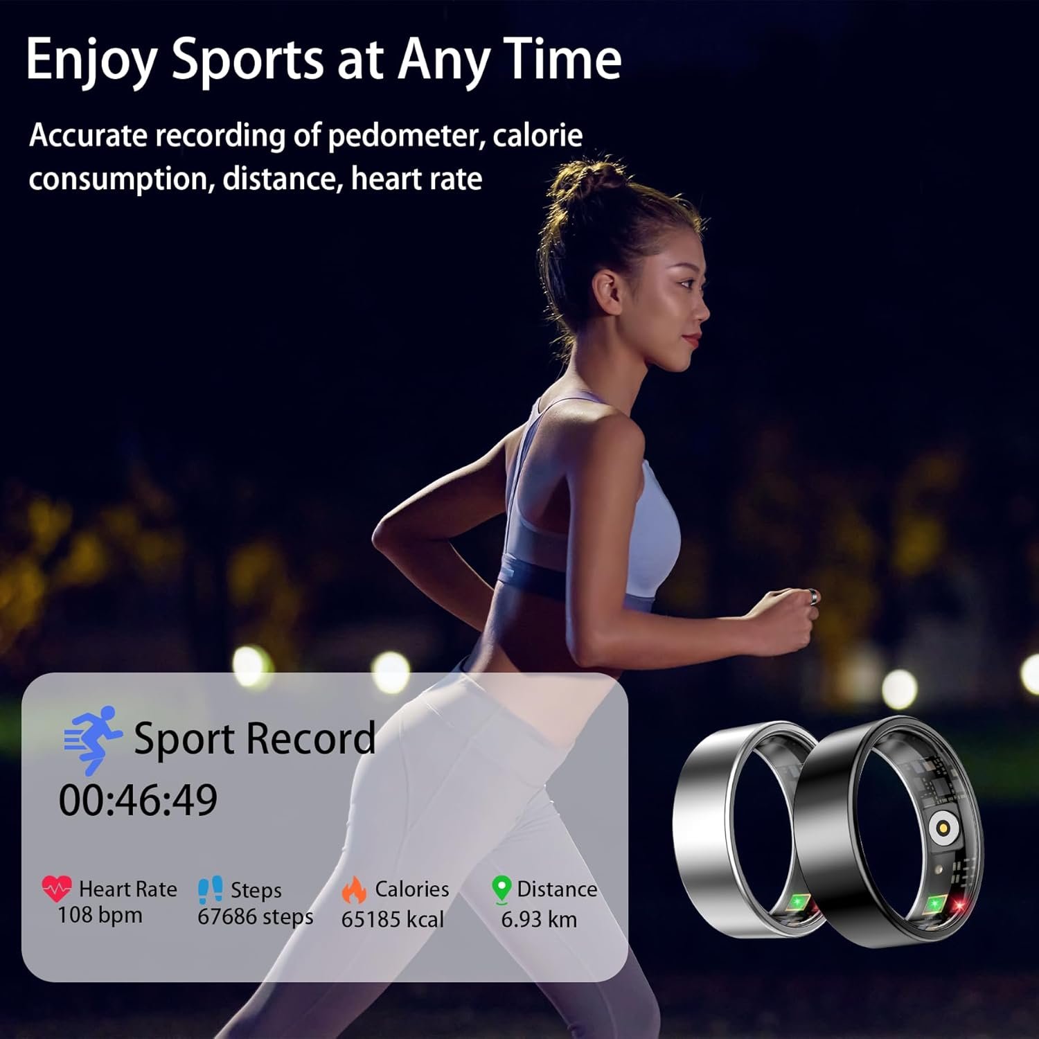 Smart Health Rings: Waterproof Fitness Tracker for All! - Image 4