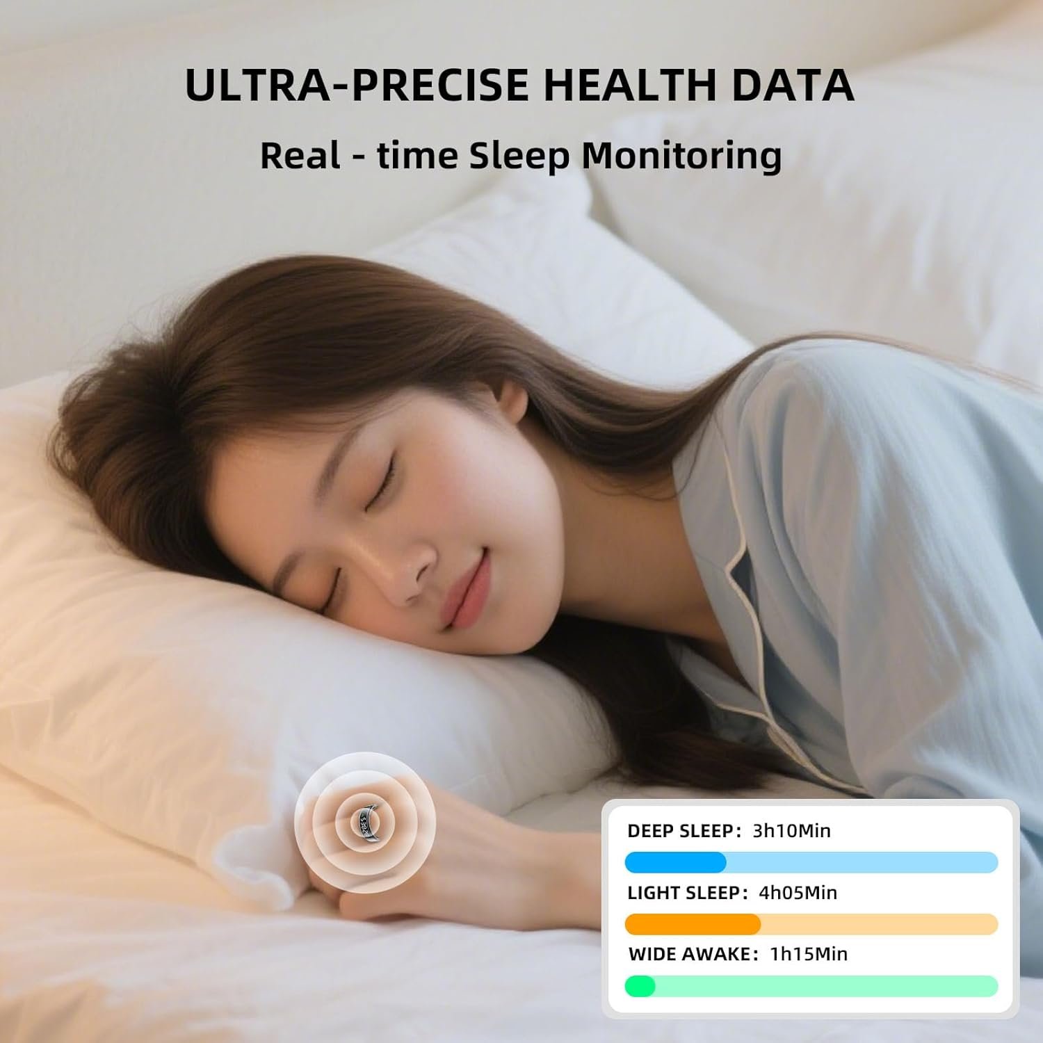 R11 Smart Ring: Trendy 5ATM Fitness Tracker for All! - Image 6