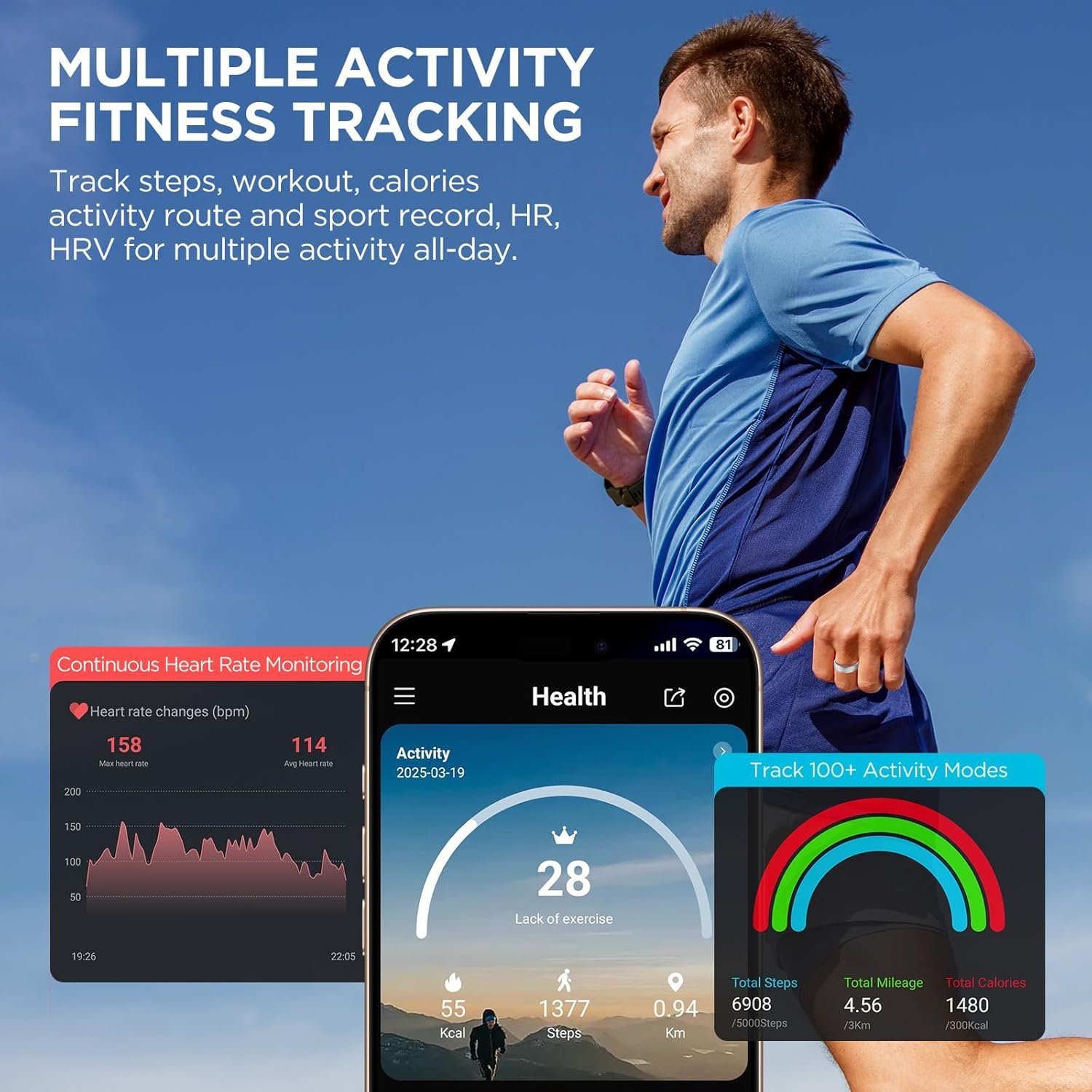 Revolutionary Fitness Tracker Ring: 24/7 Heart Monitor & More! - Image 5