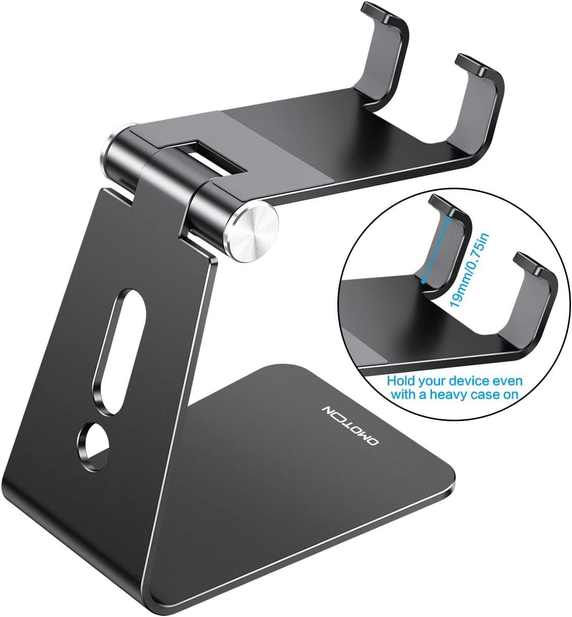 Elevate Your Setup: OMOTON Adjustable Phone Stand - Image 3