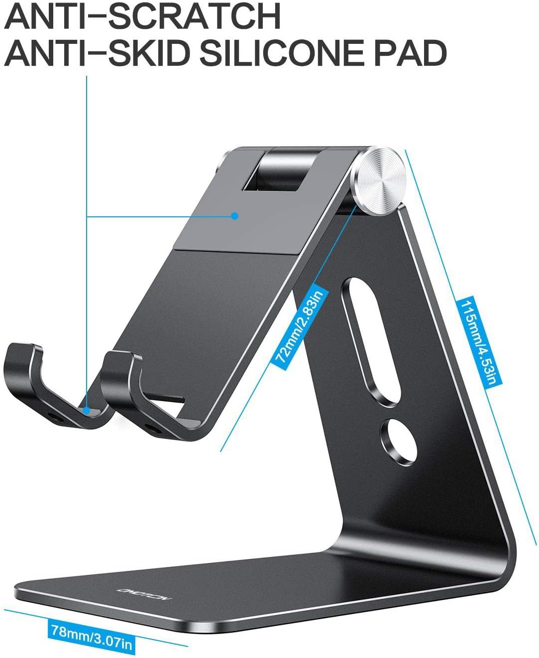 Elevate Your Setup: OMOTON Adjustable Phone Stand - Image 4
