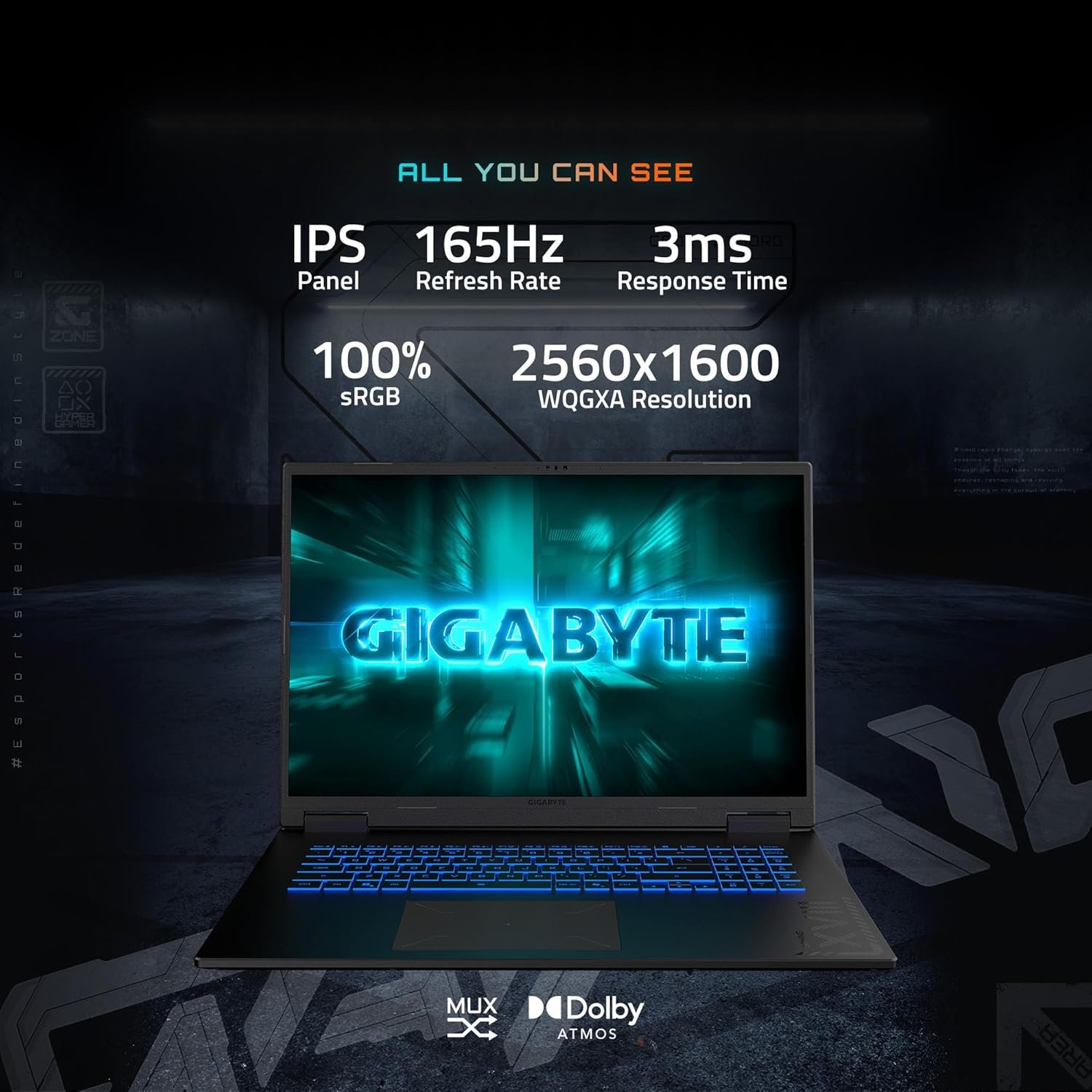 Unleash Power: GIGABYTE A18 Gaming Laptop - RTX 5060, 32GB RAM - Image 6