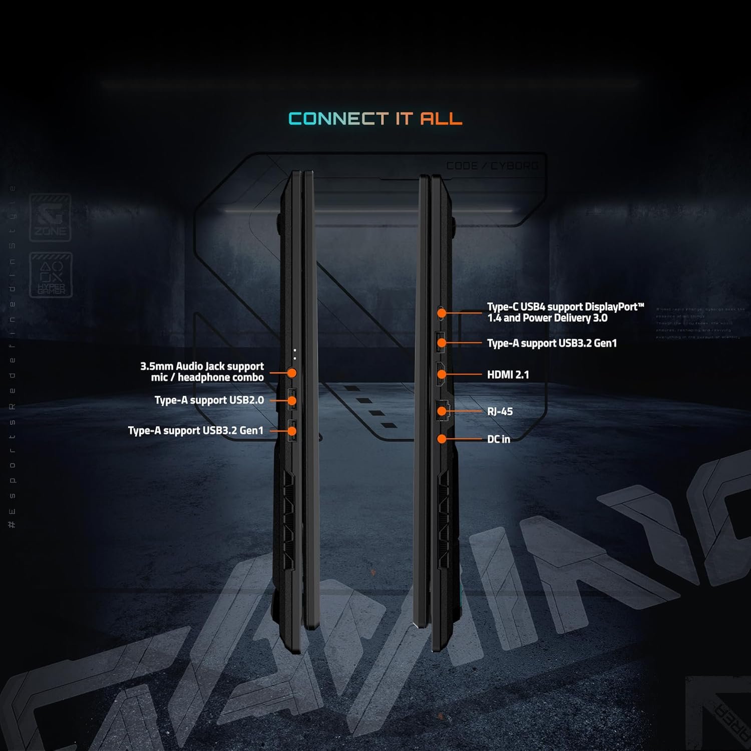 Unleash Power: GIGABYTE A18 Gaming Laptop - RTX 5060, 32GB RAM - Image 7