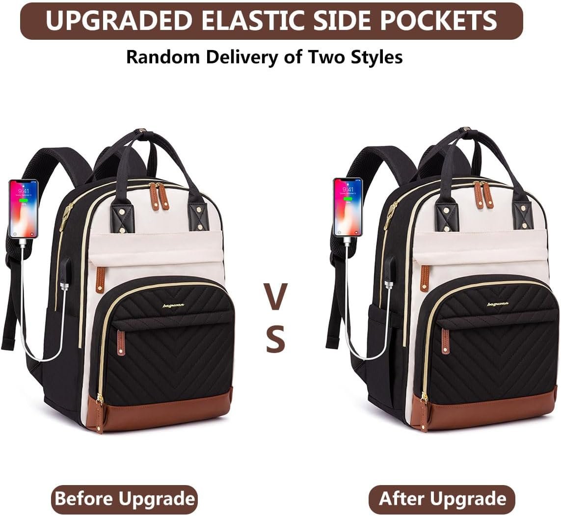 Stylish 15.6" Laptop Backpack for Women - Waterproof & USB! - Image 9
