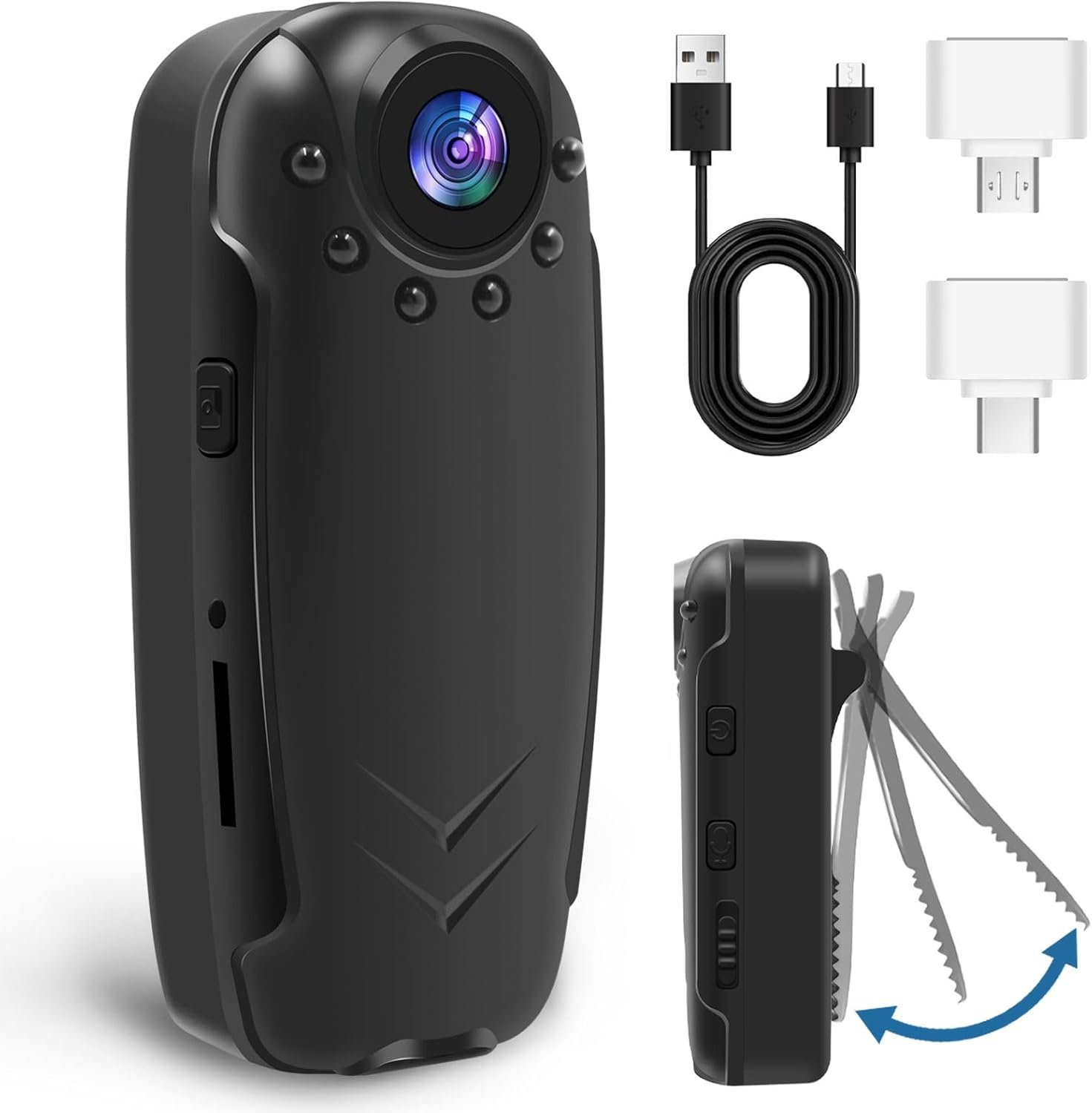 Capture Every Moment: WOTCHA 1080P Mini Body Camera! - Image 2